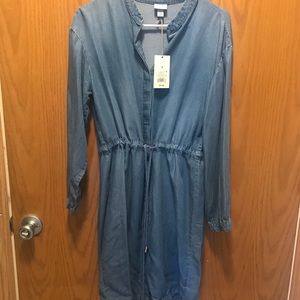 NTW! A New Day Long Sleeve Denim Dress Size M